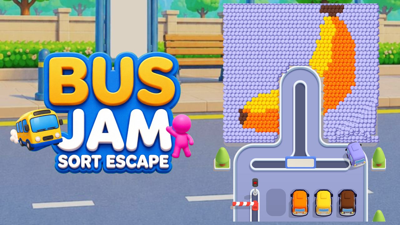 Image Bus Jam : Sort Escape